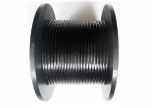 China 30m Capacity Q355B Steel Grooved Wire Rope Drum Black For Lifting factory