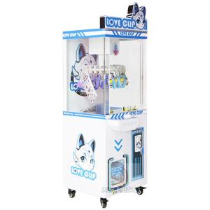 China Wheel Gift Mega Mini Clips Full Size Claw Machine Prize Doll Machine 50KG factory