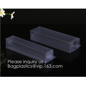 pvc box Clear PVC box with foil stamping Alternatives to acrylic box pvc box