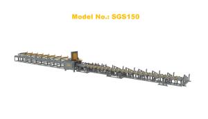 China SGS150 Rebar Shear Line Machine Servo Control Hydraulic Shearing factory