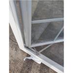 In Swing Egress Casement Window Door White PVC UPVC Profile