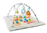 Activity Play Mat & Ball Pit, with High Contrast Toys & Self-Discovery Mirror &