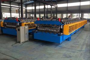 China 5T Roof Panel Double Layer Roll Forming Machine 0.3-0.8mm 18 Stations factory
