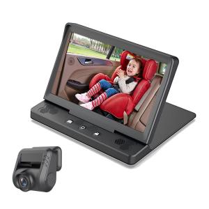 China 1080P 30fps Baby Car Camera 5.0&quot; Screen IPS LCD Baby Monitor in Car Dash Camera factory
