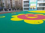 Customized Playround Sports Rubber Floor For Kindergarten School