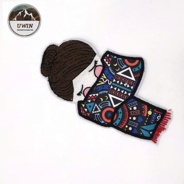Cute Mini Portrait Sew On Embroidered Patches Specially Designed Customized