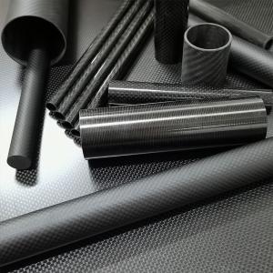 China Flexibility 100% Real Carbon Tubes 3K Wrapped Carbon Fiber Composite Tube factory