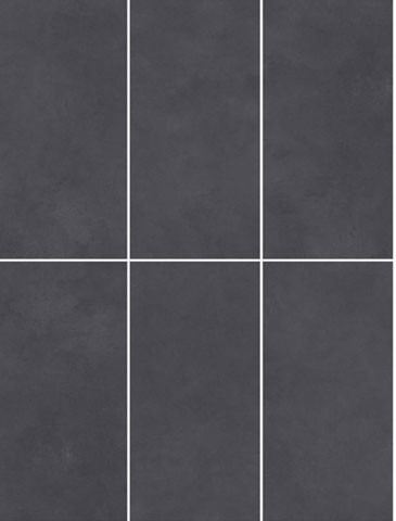 Firebrick 600x1200mm Cement Dark Grey Curtain Wall Thick Tile For Park