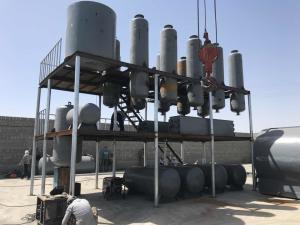 China 30 ton 30TPD Used Engine Oil Recycling Refining Machine to Diesel factory