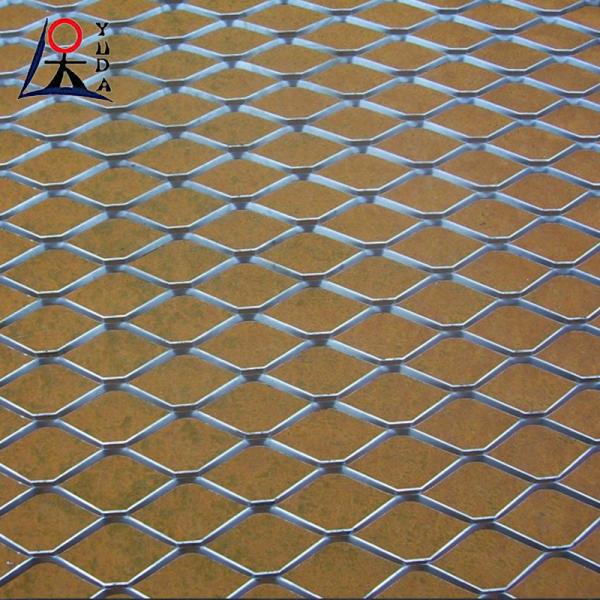 Sprayed PVC Aluminum / Steel Expanding Metal Sheets Panels Strong Anti Slip Easy