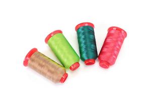 China Elastic Fire Resistant Sewing Thread 100% Polyester Low Elongation factory