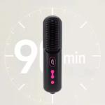 Electric Plastic Home Salon Promotion Hair Straightener Comb USB Rechargeable
