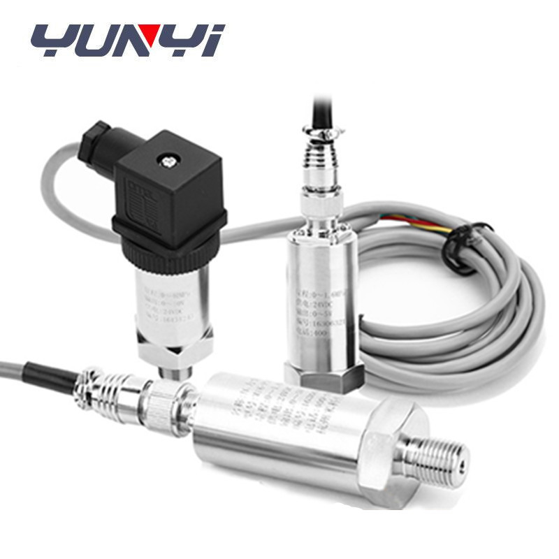 Diffused Silicon Air Water Pipe Flow Pressure Sensor Transmitter 12 To 30VDC 316L Stainless Steel