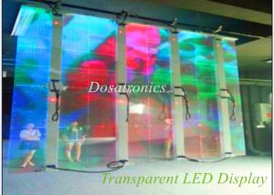 China SMD 3535 1R1G1B P12mm Transparent LED Display Big Led Screens factory
