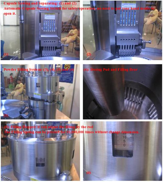 Pharmaceutical Filling Equipment Large Capsule Filling Machine 210000 Capsules /