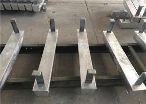 China Aluminum sacrificial anode for jetty piles pier content Al-Zn-In alloy factory
