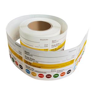China Dissolvable Self Adhesive Sticky Labels Gloss Lamination Small Dot Stickers factory