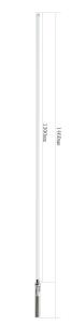 China Thick Brass And Copper VHF Marine Antenna 163Mhz Low Loss Premium Coaxial Cable factory