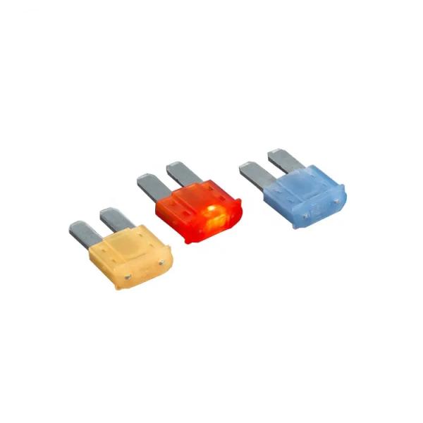5A 10A 15A 20A 30A 35A 40A Medium Mini Led Fuse Automotive Automobile Car Auto Fuse with Light Led Car Blade Fuse