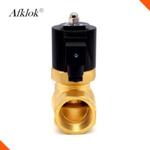 China Electric Steam Control Valve 2 Way , Brass Solenoid Valve For Steam Cleaner factory