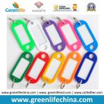 Plastic Oval Shape Colorful Name Tag w/Small Key Ring Cheap Factory Price