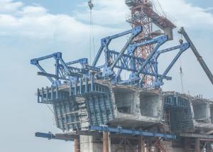 China Safety Reusable Cantilever Form Traveller High Strength For Concrete Construction factory