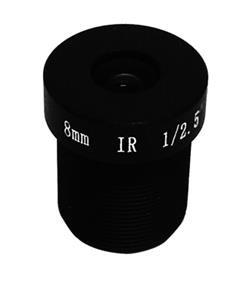 China 3.0 Megapixel Camera Lens 8mm 50 Degree 1/2.5'' inch, M12 mount factory