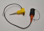 Accurate Vertical Geophone , 10Hz Seismic SM24 Geophone Spike 75mm