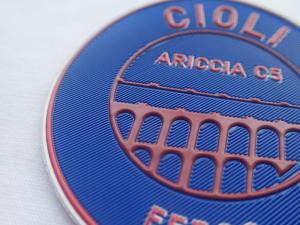 China Personalized Fully Transparent PVC Badge With Colorful Powder For Garment factory