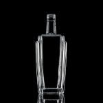 500ml 700ml 750ml Flint Glass Bottle for Champagne Gin Rum Transparent and