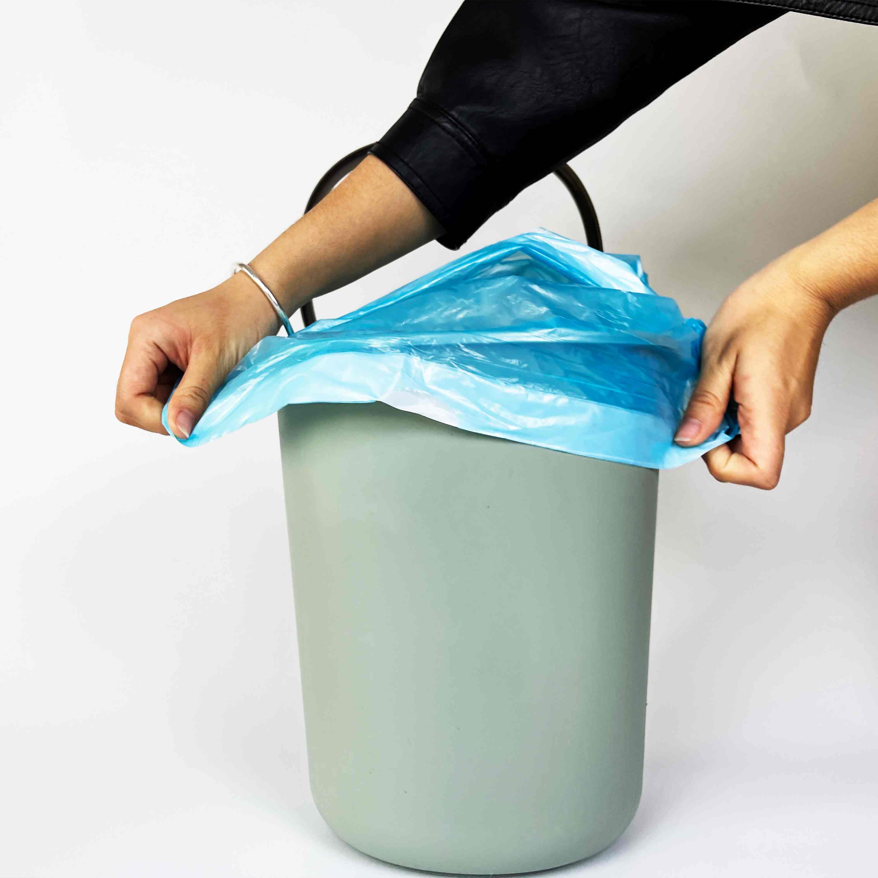 Home Bathroom Storage Thickening Leakproof Garbage Bag Square Bottom Bag for Kitchen