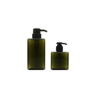 China PET Recycled Shampoo Shower Gel Body Wash Plastic Bottle With Pump 30ml factory