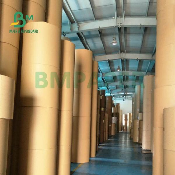 China 70gsm Brown natural kraft paper roll For Gift Wrapping 48'' 60'' X 6000'' Long factory
