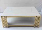 Golden Metal Side Tea Table Coffee Table D60xH50cm 201 Stainless steel