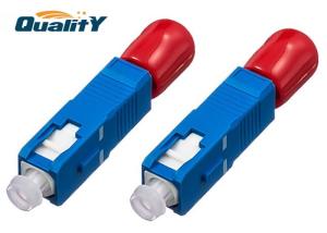 China FTTH Fiber Optic Adapter ST-SC Hybrid SM type Optical Fiber Adapter for Telecom factory