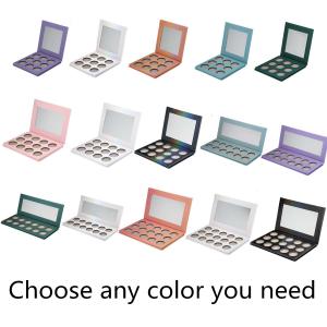 China 3*4 2*6 3*5 Eyeshadow Palette Empty Case Embossing Debossing 26mm Eyeshadow Pans on sale