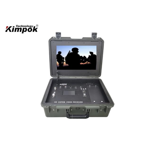 China Outdoor COFDM Wireless Video Receiver with AES Encryption and data Transmission factory