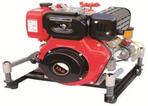 China Middle Flow Special Vehicles Portable Diesel Fire Pump 7m Maximum Suction Depth factory