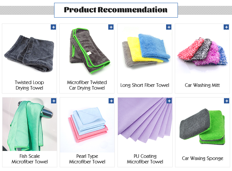 Polyester Microfiber Car Care Product 380 GSM Waffle Weave Drying Towels for Detailing