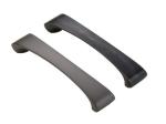Pearl Black Kitchen Cabinet Knobs Closet Black Handles 160mm T Bar Pulls