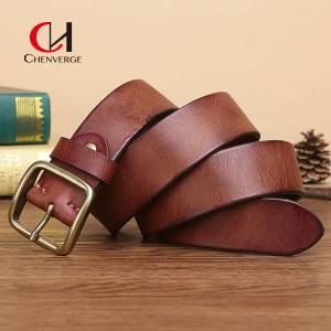 China 130CM Business Leather Belt Standard Size Top Layer Cowhide Men'S Belt factory