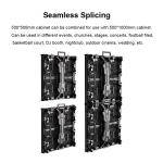 Outdoor Waterproof Modular Led Video Display Panels Tile Hanging Bar 500x500mm