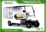 White 2 Person Golf Utility Vehicles With Closed Type Container