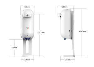 China ABS 1100ml Touchless Soap Dispenser with thermometer LIEN L5 Plus factory