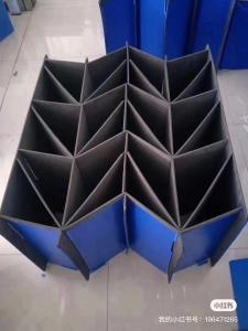 China Plastic Dividers Box PP Hollow Sheet Corrugated Partition Panel Anti-Static factory