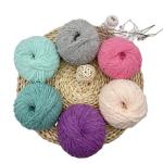 1/1.6NM 100% Polyester Fluffy Light Half Pile For Sock Gloves 3 Ply