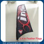 Windchaser Feather Flags Banner With Fiberglass Pole