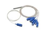 FTTH Miniature 1M SC UPC Fiber Optic Splitter G657A 1x8 PLC Splitter