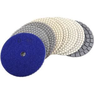 China 3 Dry Concrete Polishing Tools Stone Polishing Pads Set on sale