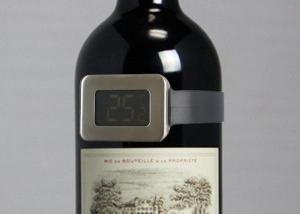 China LCD Display Wine Bottle Thermometer , Watch Type Baby Milk Thermometer factory